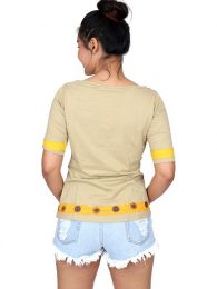 Detalle no seleccionable para compra Top y Blusas Hippie Boho Ethnic - Blusa con estampado étnico TOUN52.