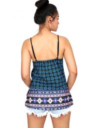 Detalle no seleccionable para compra Outlet Ropa Hippie - Top con estampado étnico TOUN53.