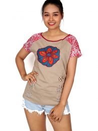 Detalle no seleccionable para compra Camisetas Blusas y Tops - Top con troquelado de hojas TOUN60.