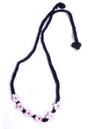 Modelo: M1 Cintas pelo / Máscaras - Flores para la frente de croché, VACH01_2 - Modelo M1