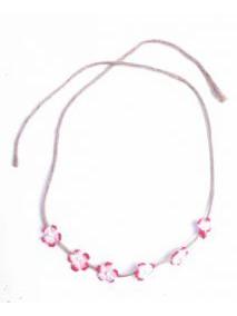 Cintas Palos y Pinchos -  Accesorios Pelo - Flores hippie cabeza frente, VACH01 - Modelo M2