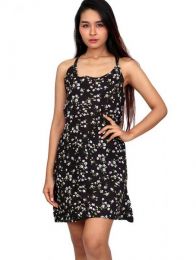 Outlet Ropa Hippie - Vestido hippie con estampado VECT04.