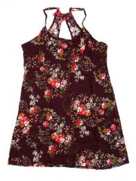 Outlet Ropa Hippie - Vestido hippie con estampado VECT04 - Modelo 189