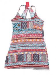 Modelo: 186 Vestidos Hippies Ethnic Boho - Vestido hippie con estampado VECT04 - Modelo 186
