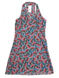 Outlet Ropa Hippie - Vestido hippie con estampado VECT05 - Modelo 1815