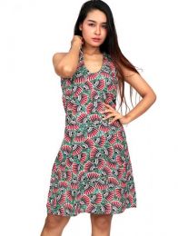 Outlet Ropa Hippie - Vestido hippie con estampado VECT05.