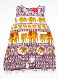 Modelo: 171 Outlet Ropa Hippie - Vestido estampado étnico VEET02 - Modelo 171