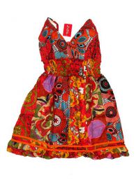 Modelo: Naranja Vestido corto de algodón Mod Naranja