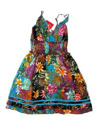 Modelo: Azul Vestido corto de algodón Mod Azul
