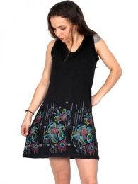 Detalle no seleccionable para compra Vestidos Hippie Ethnic Boho - Vestido 100% algodón VEEV06.