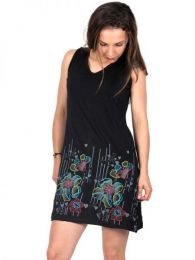 Detalle no seleccionable para compra Vestidos Hippie Ethnic Boho - Vestido 100% algodón VEEV06.