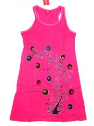 Modelo: Rosa Vestido 100% algodón Mod Rosa
