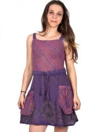 Detalle no seleccionable para compra Vestidos Hippie Boho Étnico - Vestido 100% rayón VEEV13.