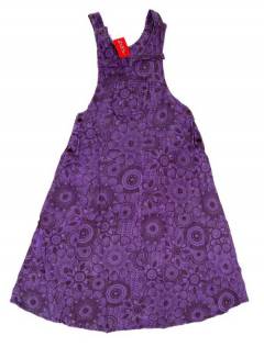 Modello: viola Tute e Salopette / Abiti lunghi - Abito con gonna con bretelle stampata VEEV15 - Modello Viola