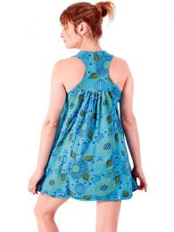 Detalle no seleccionable para compra Vestidos Hippie Etnicos - Vestido corto estampado con VEEV17.