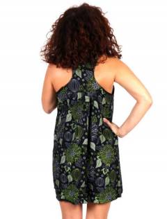 Detalle no seleccionable para compra Vestidos Hippie Boho Alternativos - Vestido corto estampado con VEEV17.