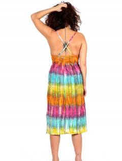 Outlet Ropa Hippie - Vestido de algodón VEEV21.