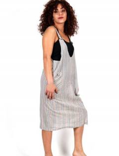Detalle no seleccionable para compra Outlet Ropa Hippie - Vestido tipo Peto de rayas.muy VEEV23.