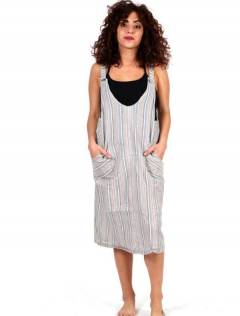 Detalle no seleccionable para compra Outlet Ropa Hippie - Vestido tipo Peto de rayas.muy VEEV23.