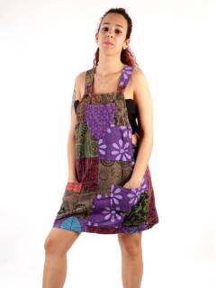 Vestidos Hippies de Verano - Este vestido hippie de algodón, VEEV26.