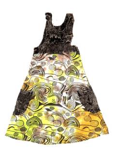 Modelo: Verde Monos, Petos y Vestidos largos - Este vestido largo bicolor VEEV27 - Modelo Verde