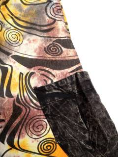 Detalle no seleccionable para compra Monos, Petos y Vestidos largos - Este vestido largo bicolor VEEV27.