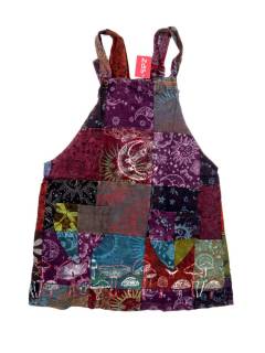 Modelo: M25 Vestidos Hippies de Verano - Este vestido corto patchwork VEEV32 - Modelo M25