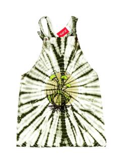 Modelo: Verde Vestidos Hippies de Verano - Este vestido hippie corto VEEV34 - Modelo Verde