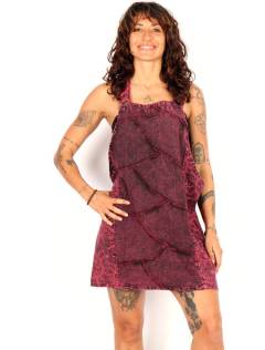 Vestido Corto con Alma Artesanal y Costuras Vivas, para comprar al por mayor o detalle.[VEEV36]