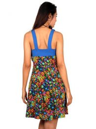 Detalle no seleccionable para compra vestido tirantes flores colores, detalle del producto