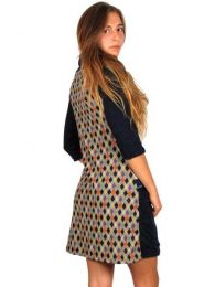 Detalle no seleccionable para compra Vestido estampado étnico detalle del producto