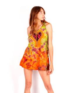 Vestido hippie Tie Dye tirantes,  para comprar al por mayor o detalle  en la categoría de Ropa Hippie Bohemia de Mujer | ZAS. [VEJU03]