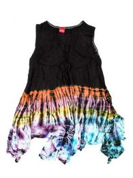 Modelo: Multi bl Vestido hippie Tie Dye de Mod Multi bl