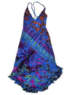 Modèle: violet Robes Hippie Ethniques - Robe asymétrique VEJU06 - Modèle Violet