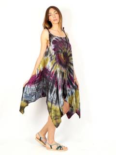 Detalle no seleccionable para compra Vestidos Hippies de Verano - Vestido asimétrico VEJU08.