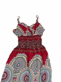 Detalle no seleccionable para compra Monos, Petos y Vestidos largos - Vestido con estampado étnico VEPI02.