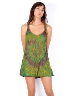 Vestido hippie Tie Dye tirantes [VEPN01]. Vestidos Hippie Étnicos para comprar al por mayor o detalle  en la categoría de Ropa Hippie de Mujer | ZAS Tienda Alternativa.