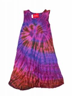 Vestidos Hippies de Verano - Vestido asimétrico VEPN03 - Modelo Morado