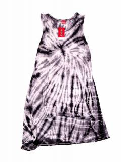 Vestidos Hippies de Verano - Vestido asimétrico VEPN03 - Modelo Gris ne