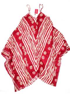 Modelo: Rojo Vestidos de Verano - Vestido con estampado étnico VEPN05 - Modelo Rojo