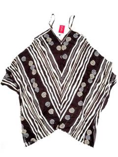 Modelo: Negro Vestidos de Verano - Vestido con estampado étnico VEPN05 - Modelo Negro