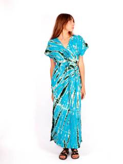 Vestido Largo Tie Dye media manga,  para comprar al por mayor o detalle  en la categoría de Ropa Hippie Bohemia de Mujer | ZAS. [VEPN07]