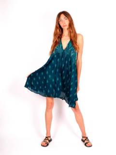 Detalle no seleccionable para compra Vestidos Hippies de Verano - Vestido corto estampado Étnico VEPN10.