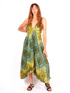 Vestido Largo estampado etnico,  para comprar al por mayor o detalle  en la categoría de Ropa Hippie Bohemia de Mujer | ZAS. [VEPN11]