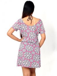Detalle no seleccionable para compra Vestido hippie con estampado detalle del producto