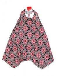 Modelo: Rojo Vestido hippie con estampado Mod Rojo