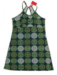 Modelo: Verde Vestido hippie con estampado Mod Verde