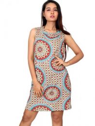 Detalle no seleccionable para compra Vestido hippie con estampado detalle del producto