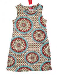 Modelo: Beige Vestido hippie con estampado Mod Beige