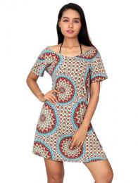 Detalle no seleccionable para compra Vestido hippie suelto con detalle del producto